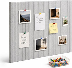 Relaxdays Set Self-adhesive Felt Panels Light B...