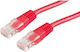 Secomp U/UTP Cat.6 (Gigabit) Network Cable Ethernet 0.5m Red