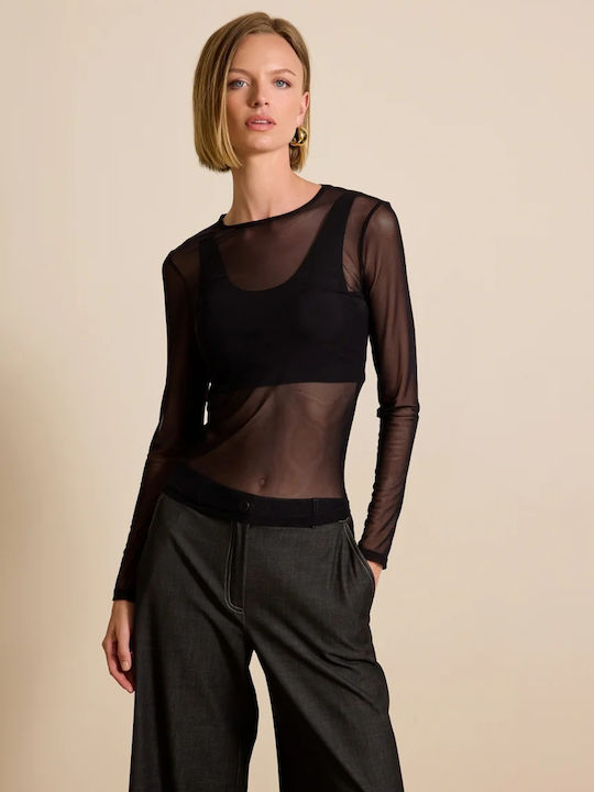 Enzzo Women's Black Blouse