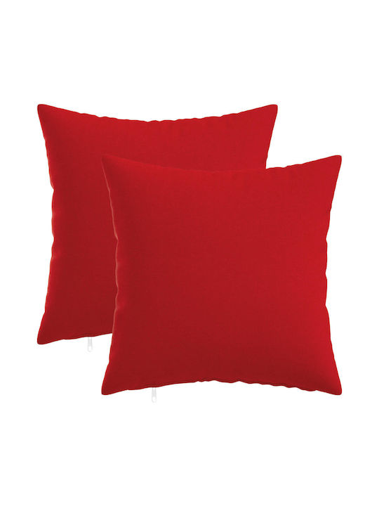 vidaXL Sofa-Kissen Heerlen Rot 40x40 cm