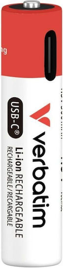 Verbatim Baterii Reîncărcabile AAA 500mAh 1.5V 4 Buc