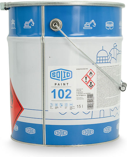 Solid Paint Νερού 15lt Ral 6005 Γυαλιστερό