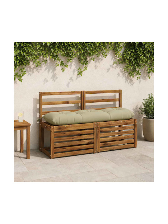 vidaXL Vianen Garden Bench Cushion Light Green ...