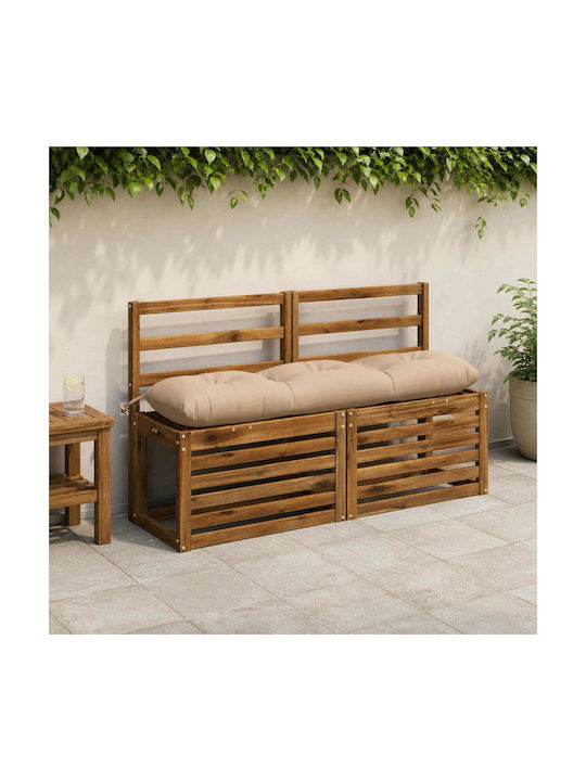 vidaXL Vianen Garden Bench Cushion Sand 30x120 cm