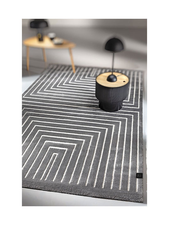 Guy Laroche Domino Rectangular Rug Carbon 160x2...