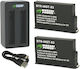 Wasabi Power Insta360 X5 Battery 2-pack Dual Usb-c Charger