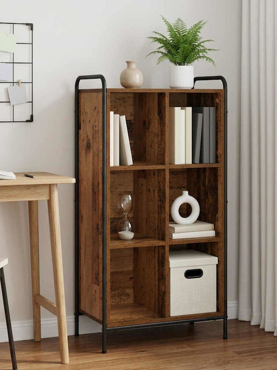 Bookcase Aged Wood 57x33x111 cm