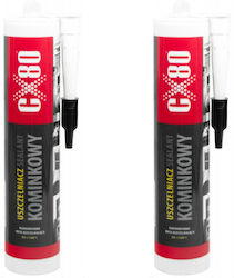 CX80 Σφραγιστική Σιλικόνη 300ml 2τμχ