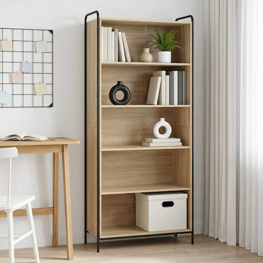 Bookcase Sonoma Oak 80x33x174 cm