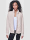 Long Beige Women's Winter Jacket