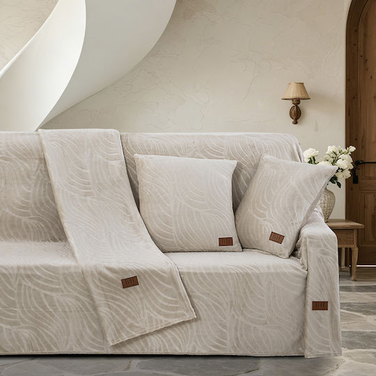 Beauty Home 8670 Σετ Ριχτάρια 2τμχ Ζακάρ Μπεζ
