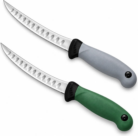 Cuțite de Filetat din Oțel Inoxidabil 29 cm 2 bucăți