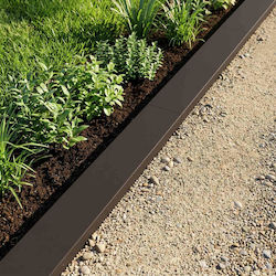 vidaXL Metal Garden Edging in Black 1 m x 15 cm...