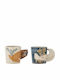 Bloomingville Blaue Keramik-Espressotasse