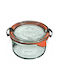 Weck Set 12Stücke Lebensmittelgläser Allgemeine Verwendung mit Deckel Glas Transparent 165ml 12Stücke