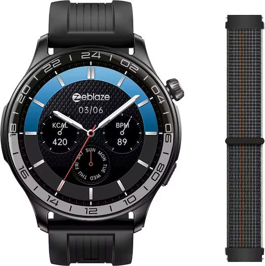 Zeblaze Btalk 4 Pro Smartwatch mit Herzfrequenzmesser (Schwarz)