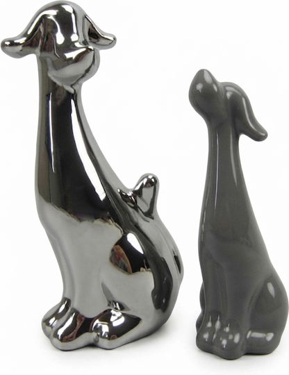 Karvounis Dekorativer Hund aus Keramik 26/21 cm