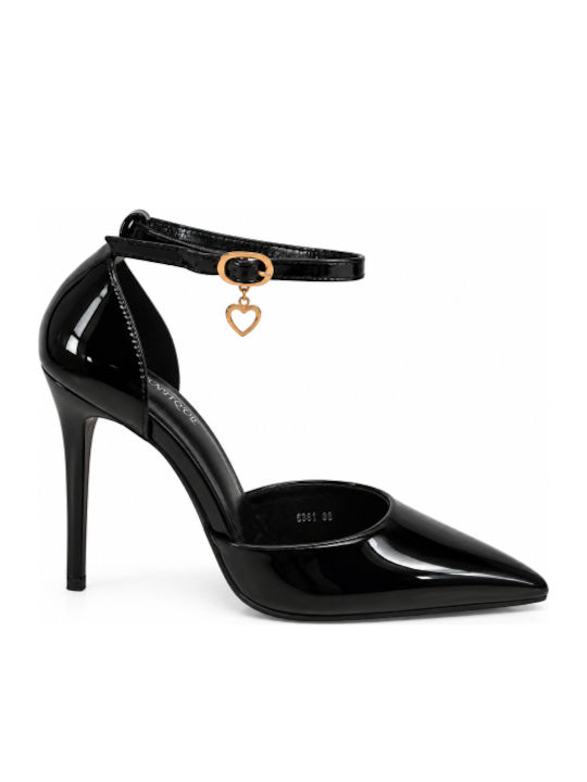 Pointed Toe High Heel Pumps Black WD-6364-27ΗΗ-BLACK