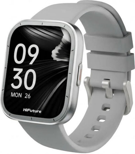 Zone3 Aluminium 47mm Smartwatch με Παλμογράφο (Ασημί)