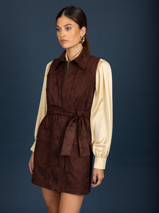 Мини Рокля Maroon