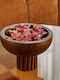 A-s Decorative Wooden Bowl Brown 18x18x12.5cm