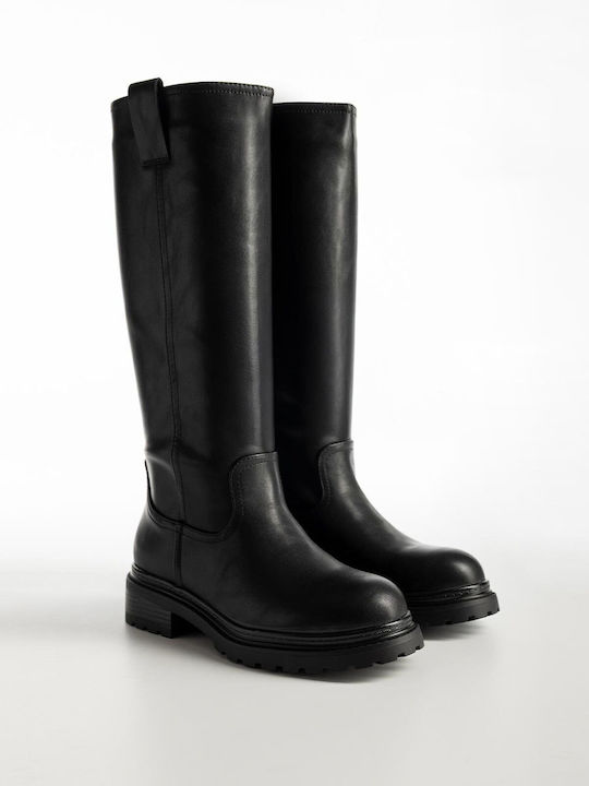 Damenstiefel Schwarz X27-308-JW249-Schwarz