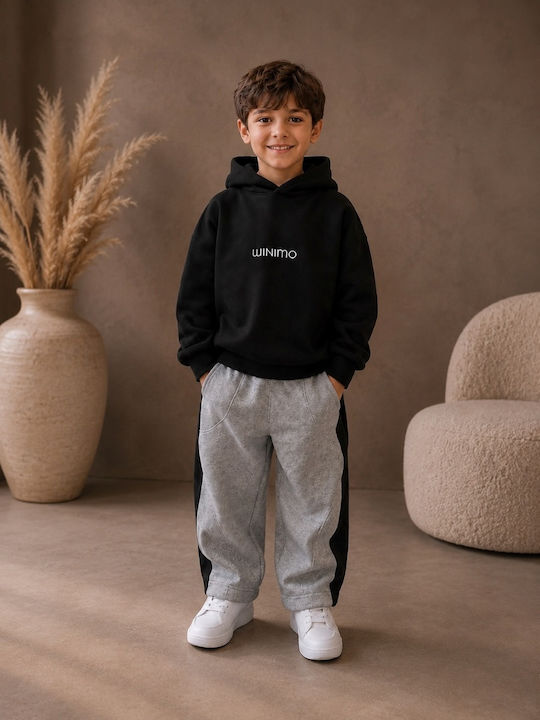 Set pentru Copii cu Pantaloni de Iarnă 2 Bucăți Negru