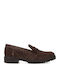 Leather Women's Loafers in Brown