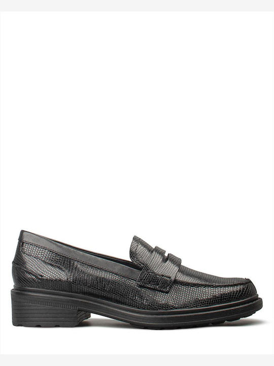 Geox Walk Pleasure B Γυναικεία Loafers σε Μαύρο...