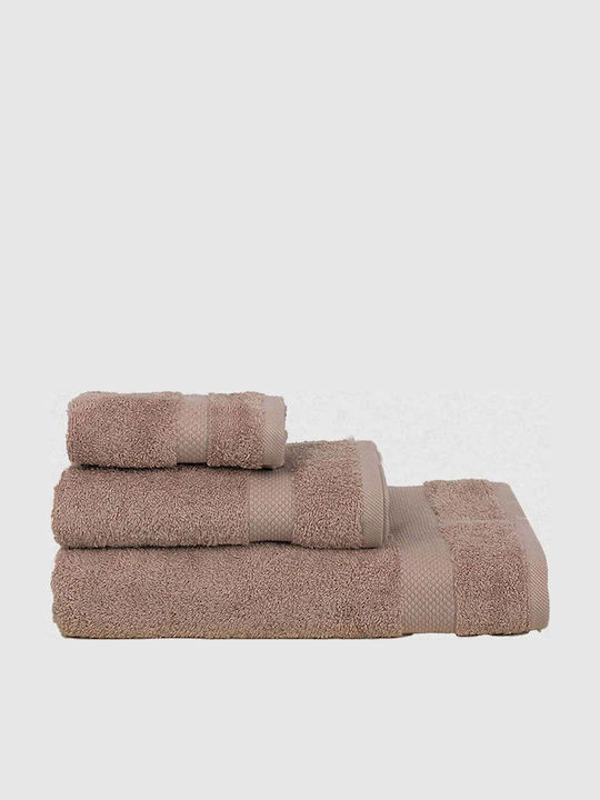 White Fabric Set Cotton Brown 550gr/m² Weight