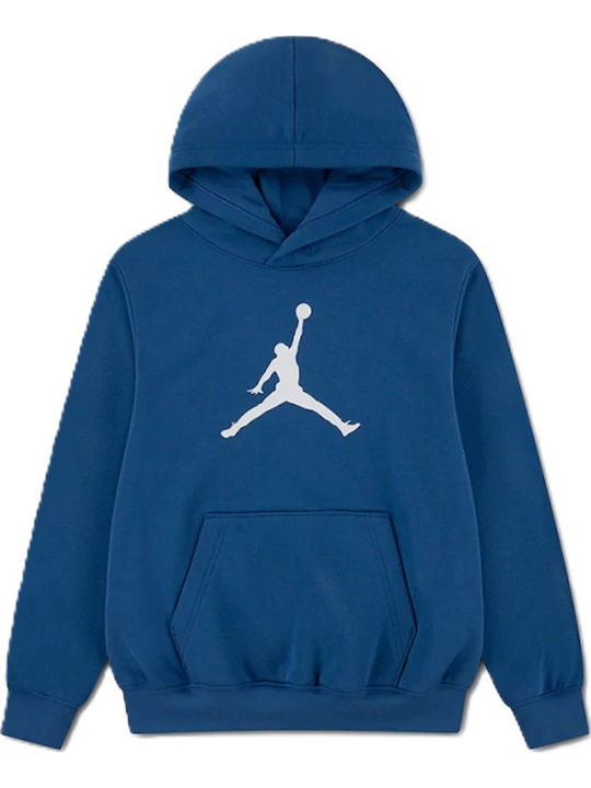 Jordan Fleece Παιδικό Φούτερ με Κουκούλα Μπλε J...