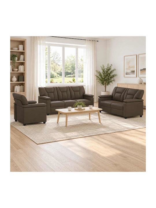 Wohnzimmermöbel-Set 3-Sitzer & 2-Sitzer & Sessel