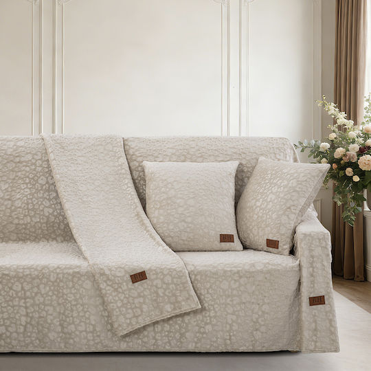 Beauty Home Decorative Pillow Case 8676 Beige 40x40cm