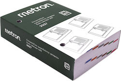 Metron Daily Wall Calendar 8.5x12 cm Metron Daily Wall Calendar 8.5x12 cm