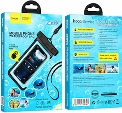 Hoco Wasserdichte Hülle bis 7" Schwarz BAG20 Hoco Wasserdichte Hülle bis 7" Schwarz BAG20