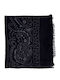 Celestino Damen Strickstola mit Paisleymuster Schwarz
