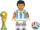 Kopf-Toy Футбол: Фигурка Lautaro Martínez Аржентина 4,5 см туника-GH0809