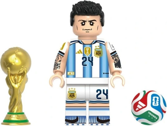 Kopf-Toy Футбол: Енцо Фернандес Аржентина Фигурка 4,5 см туника-GH0811