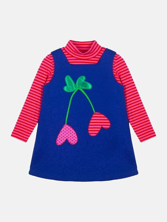Tricolour Girls' Dress