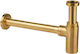 Cora Gold Sink Siphon