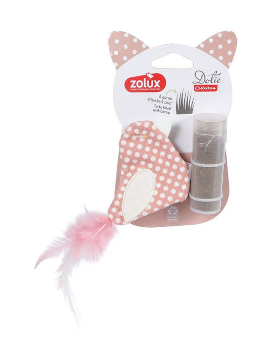Zolux Zolux Catnip Bird Cat Toy Refill Dotie Pink