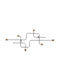 5Five Grey Metal Wall Hanger 26.5x26.5x4cm