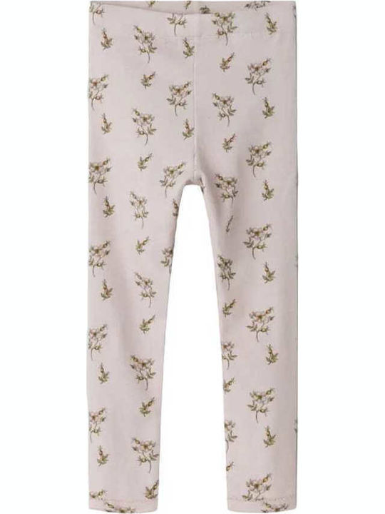 Lange Kinderleggings Hushed Violet