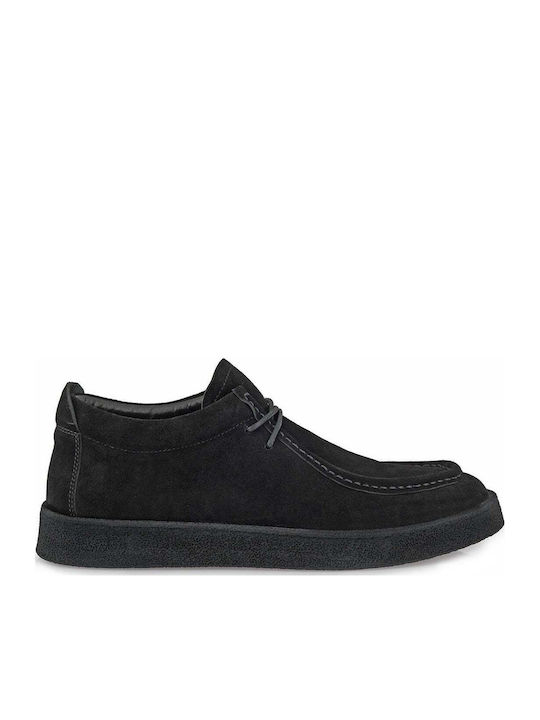 Black Suede Men's Casual Shoes