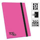 TCGLab Biblioraft cu 9 buzunare, Dimensiune Standard, Roz