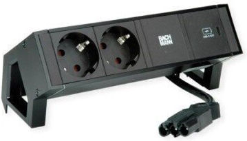 Bachmann Desk2 Разклонител с USB-A и USB-C