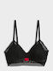 Hugo Triangle Bra Lace Trims Savana Triangle P Black Εσώρουχα Female Black 50570655-001