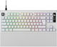 G Pro X2 Rapid геймърска клавиатура без цифров блок с магнитни превключватели и RGB осветление (Английски (САЩ)) бяла
