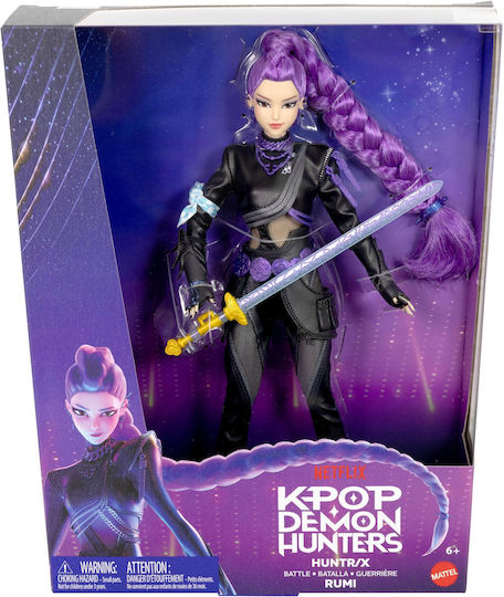 Mattel Huntr/X Rumi Луксозна Кукла Кей-поп ловци на демони за 3+ Години 30 см