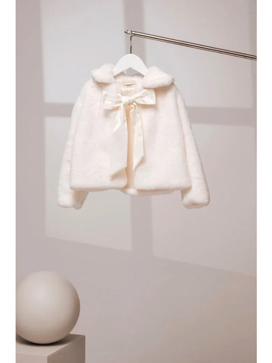 Baby Bloom Λευκό Πανωφόρι Βάπτισης